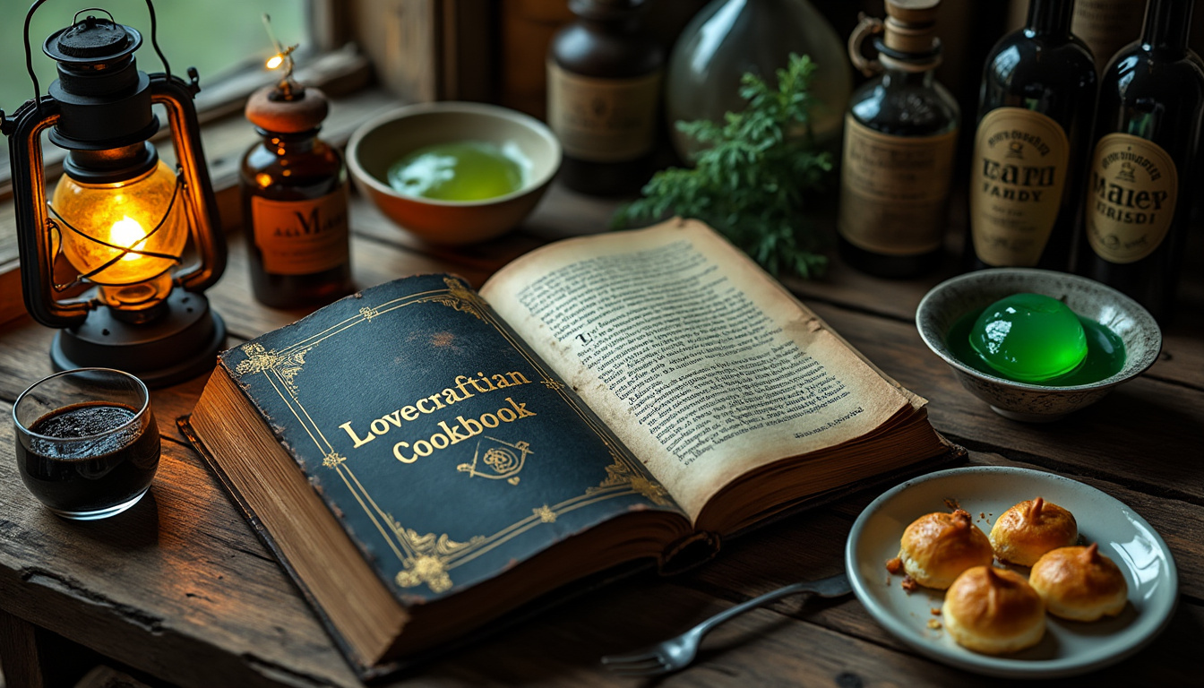 découvrez necronomiamiam, un livre de cuisine unique inspiré par l'univers de lovecraft, alliant recettes effrayantes et saveurs mystérieuses pour les amateurs d'horreur et de gastronomie.
