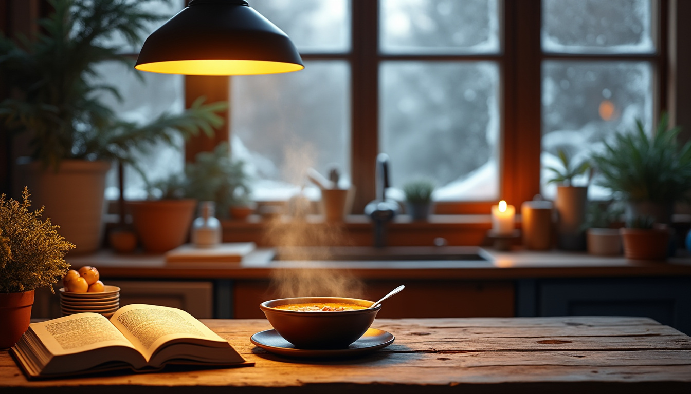 découvrez notre recueil collectif de recettes d'hiver, un livre chaleureux qui apporte réconfort et saveurs de saison pour égayer vos repas pendant les mois froids.